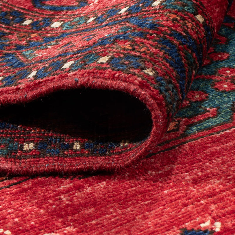 Läufer Afghan - 205 x 82 cm - rot