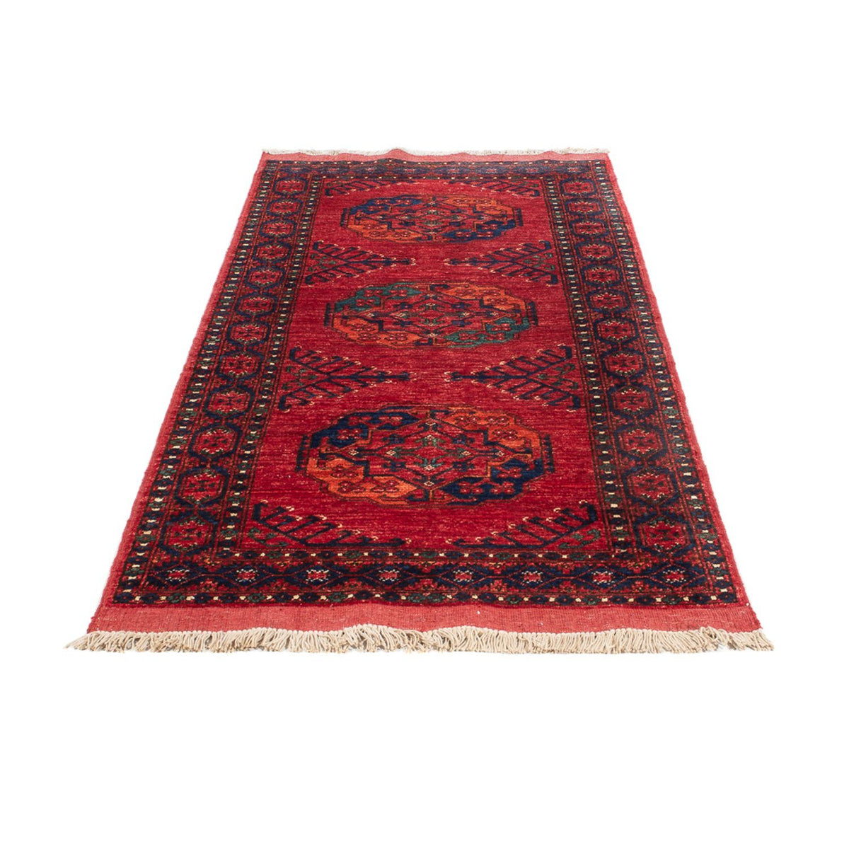 Läufer Afghan - 205 x 82 cm - rot