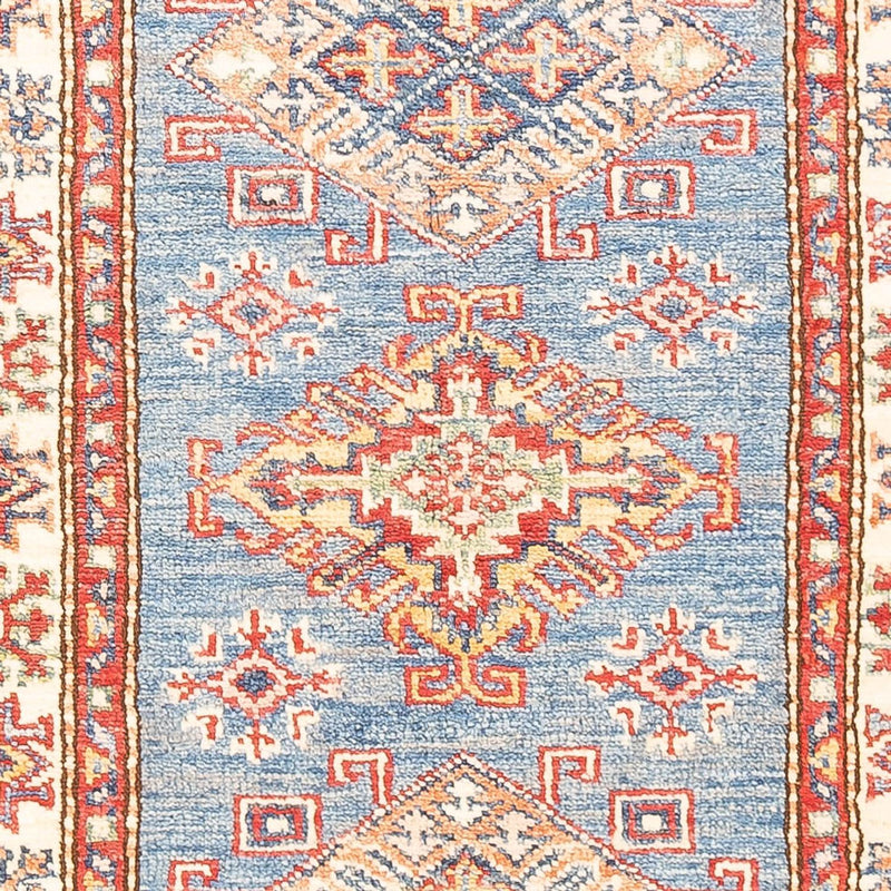 Läufer Ziegler - Kazak - 185 x 61 cm - hellblau