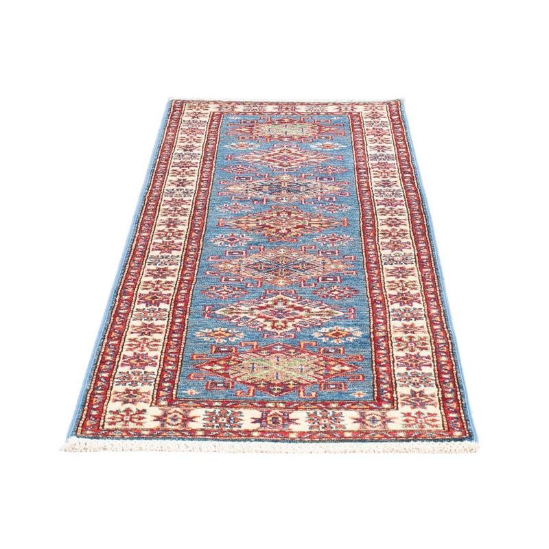 Läufer Ziegler - Kazak - 185 x 61 cm - hellblau