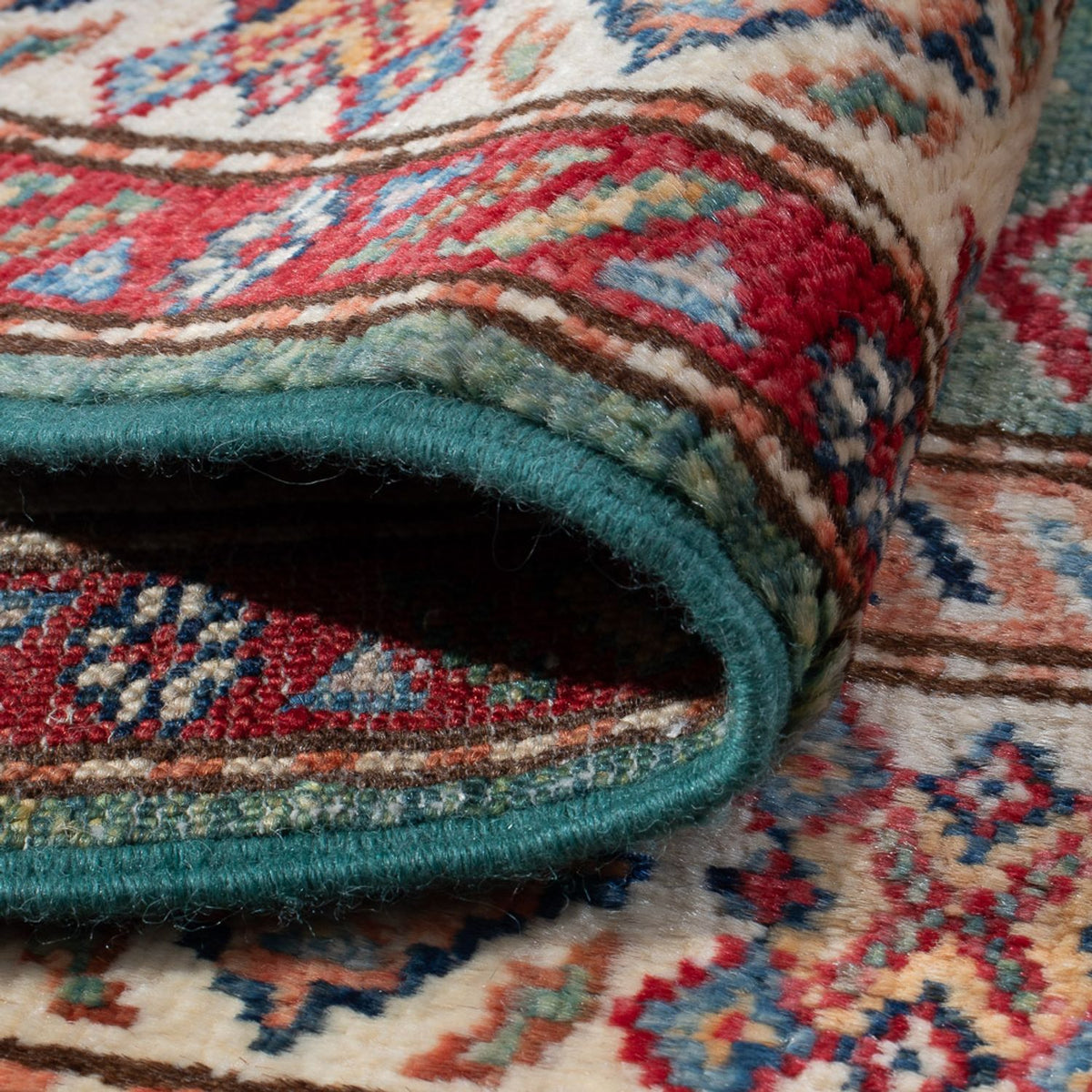 Läufer Ziegler - Kazak - 184 x 59 cm - hellgrün