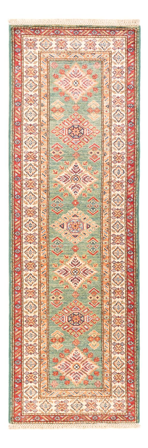Läufer Ziegler - Kazak - 185 x 60 cm - hellgrün