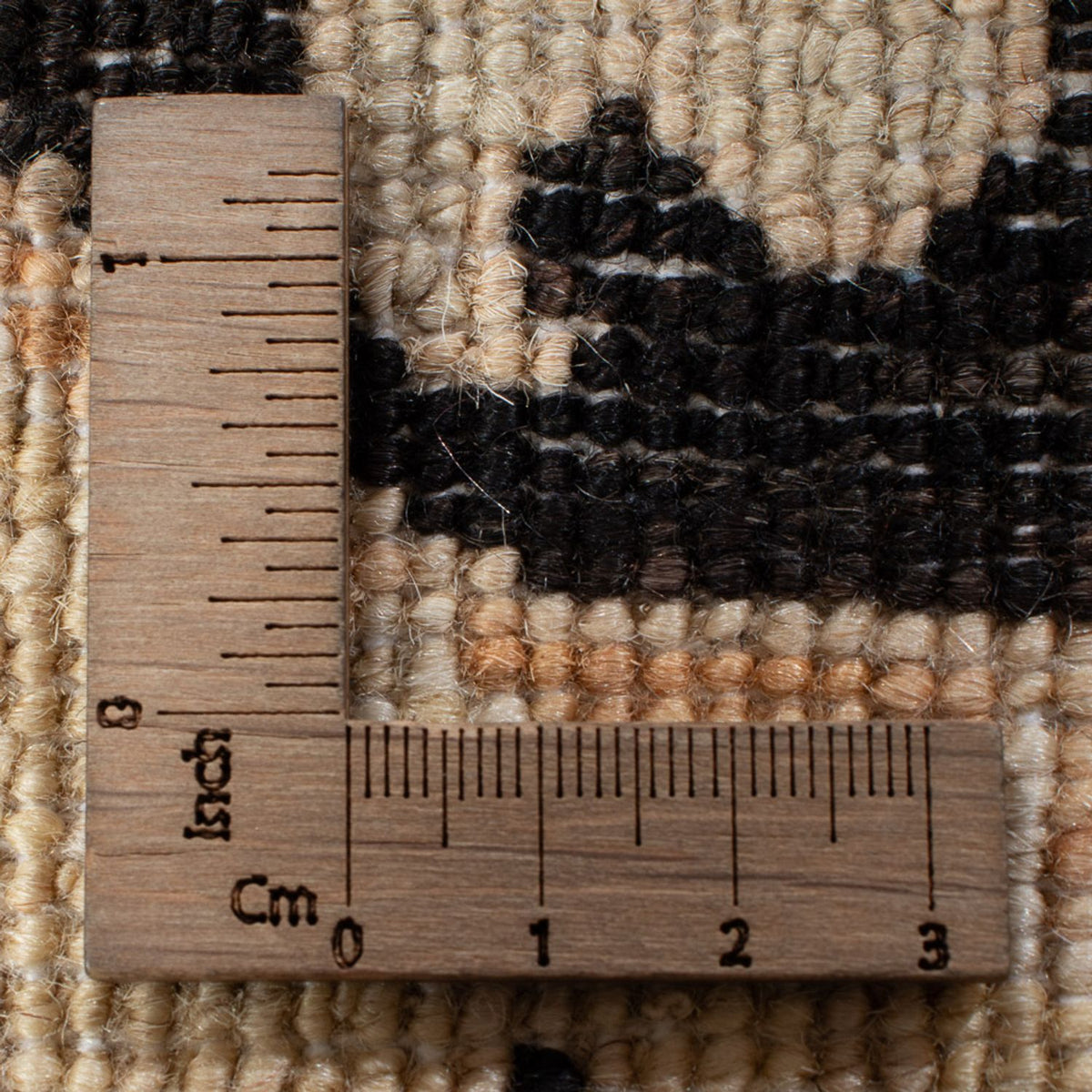 Läufer Ziegler - 208 x 78 cm - schwarz