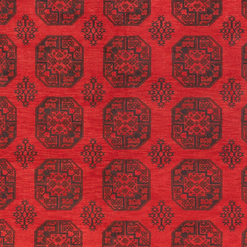 Afghan Teppich - Filpa - 401 x 309 cm - rot