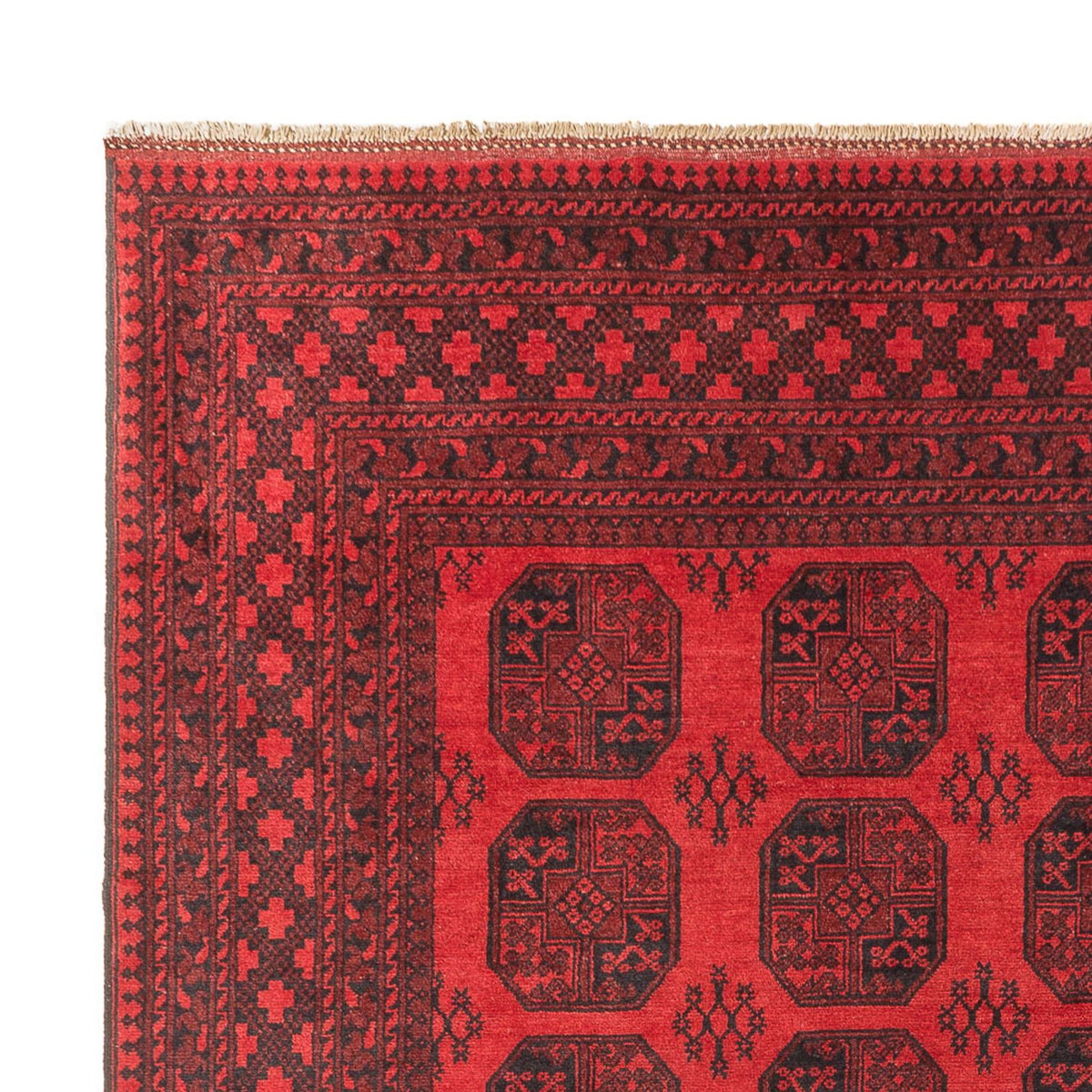 Afghan Teppich - Filpa - 384 x 295 cm - rot