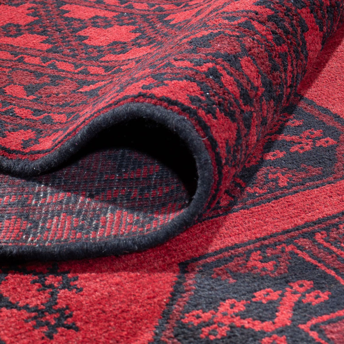 Afghan Teppich - Filpa - 384 x 295 cm - rot