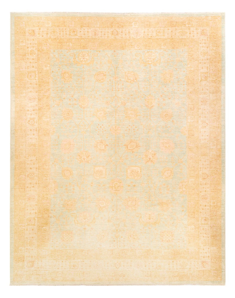 Ziegler Teppich - 394 x 309 cm - hellblau