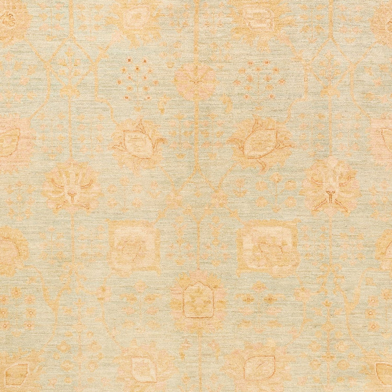 Ziegler Teppich - 394 x 309 cm - hellblau