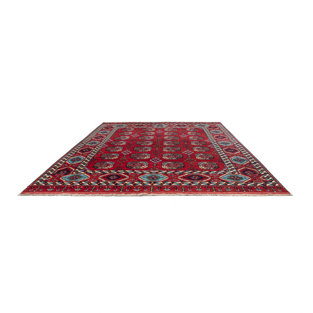 Afghan Teppich - 398 x 309 cm - rot