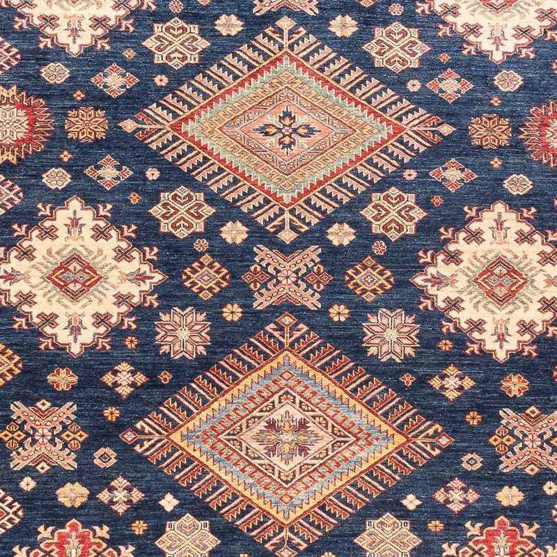 Ziegler Teppich - Kazak - 410 x 305 cm - dunkelblau