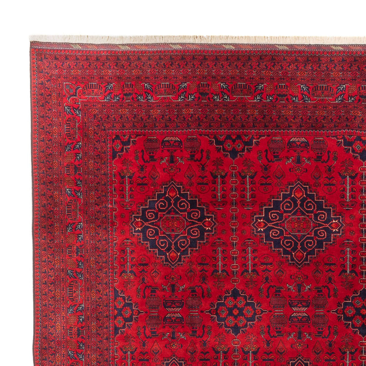 Afghan Teppich - 397 x 295 cm - rot