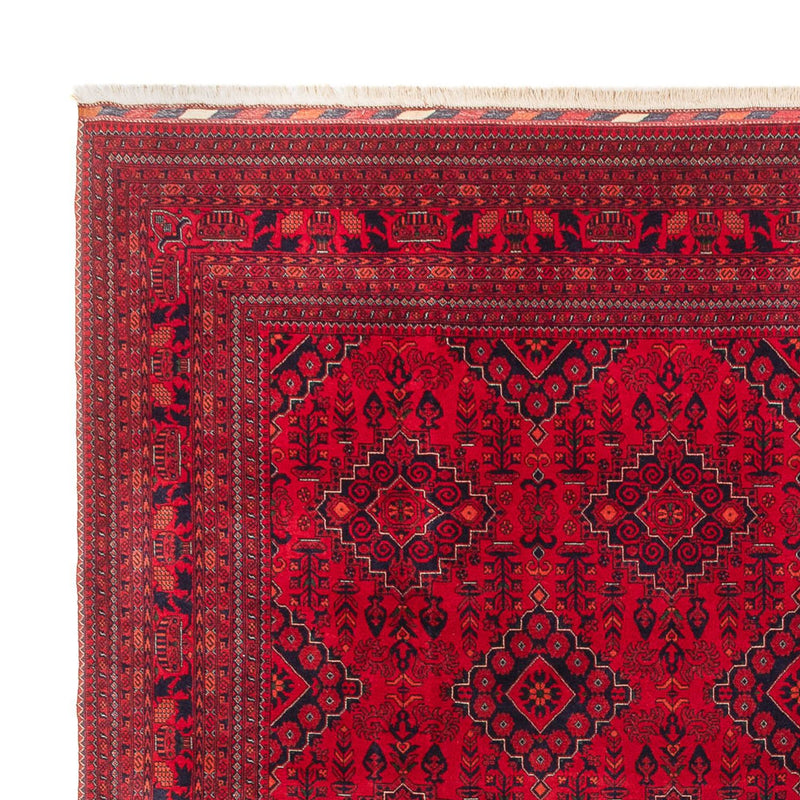 Afghan Teppich - 396 x 297 cm - rot