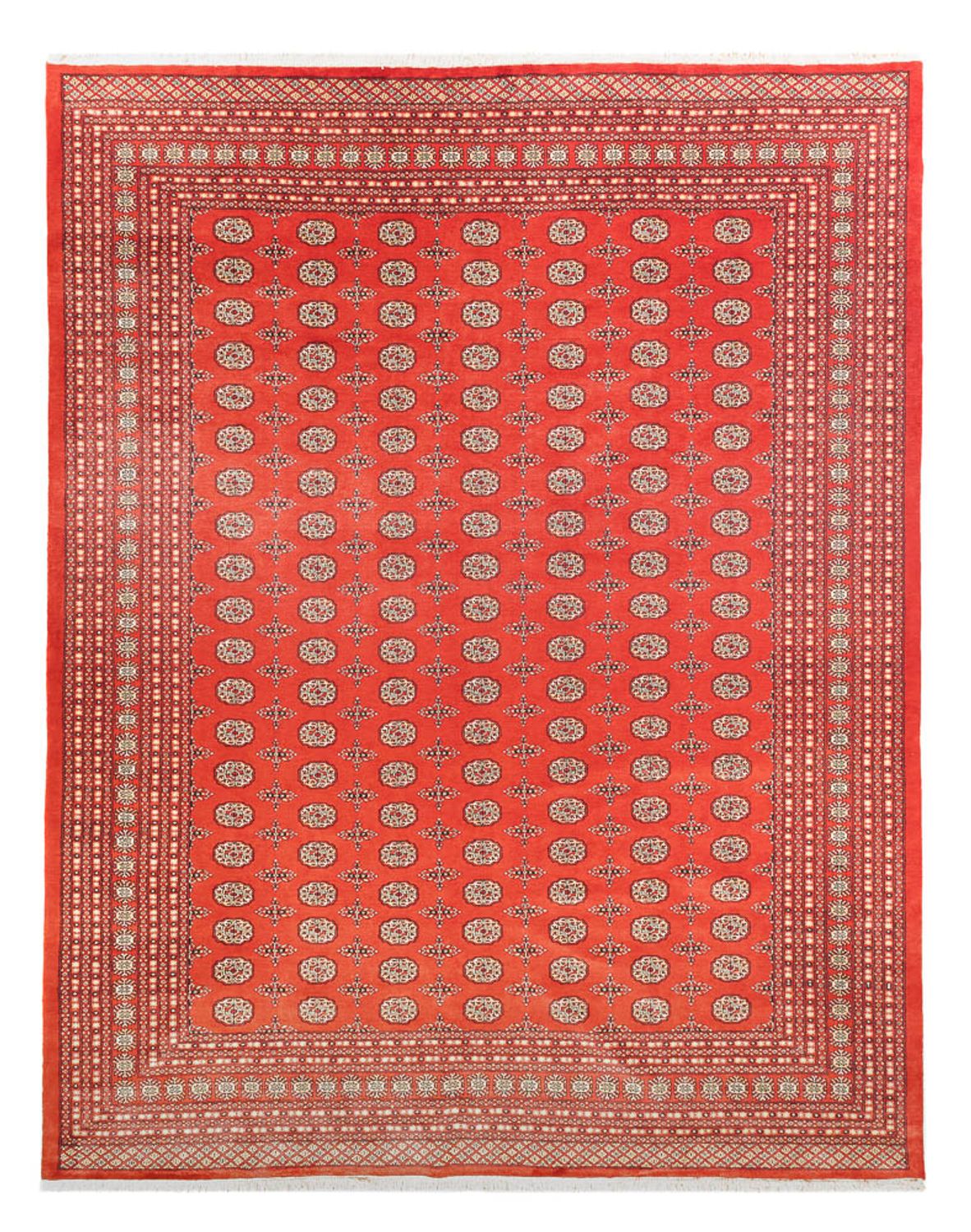 Afghan Teppich - Buchara - 401 x 311 cm - hellrot