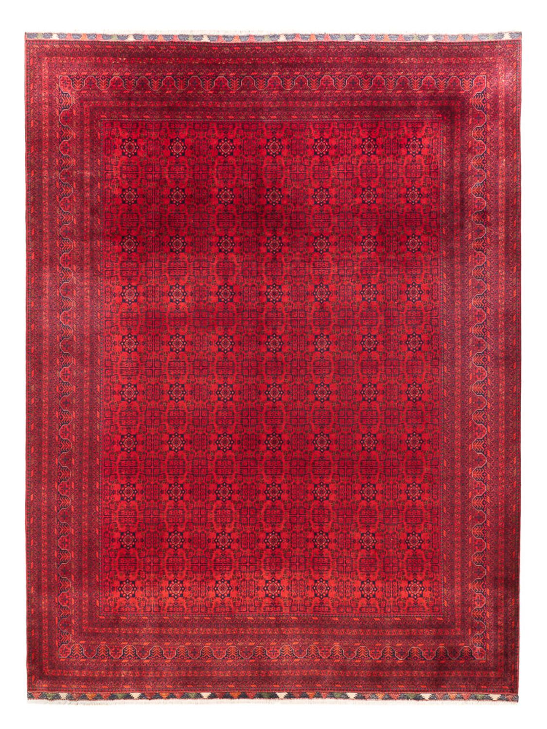 Afghan Teppich - 401 x 303 cm - rot
