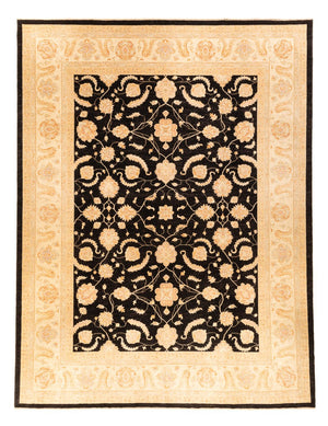 Ziegler Teppich - 392 x 299 cm - schwarz