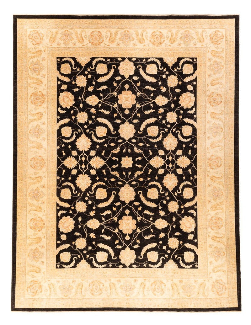 Ziegler Teppich - 392 x 299 cm - schwarz