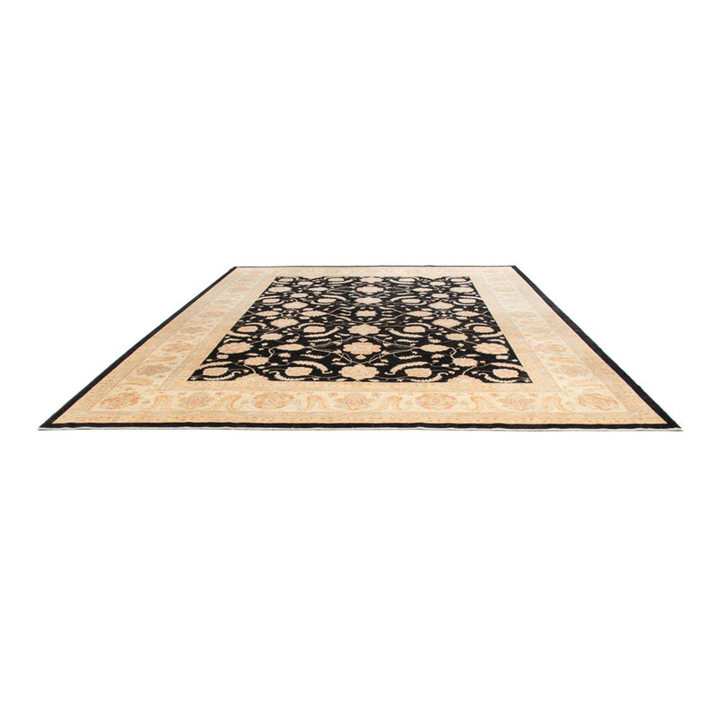 Ziegler Teppich - 392 x 299 cm - schwarz