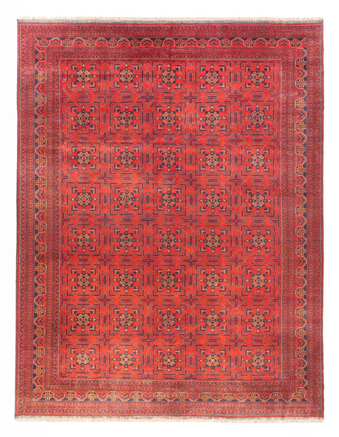 Afghan Teppich - Kunduz - 391 x 296 cm - rot