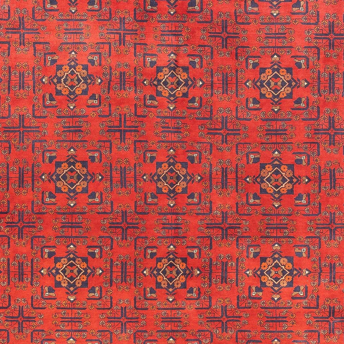 Afghan Teppich - Kunduz - 391 x 296 cm - rot
