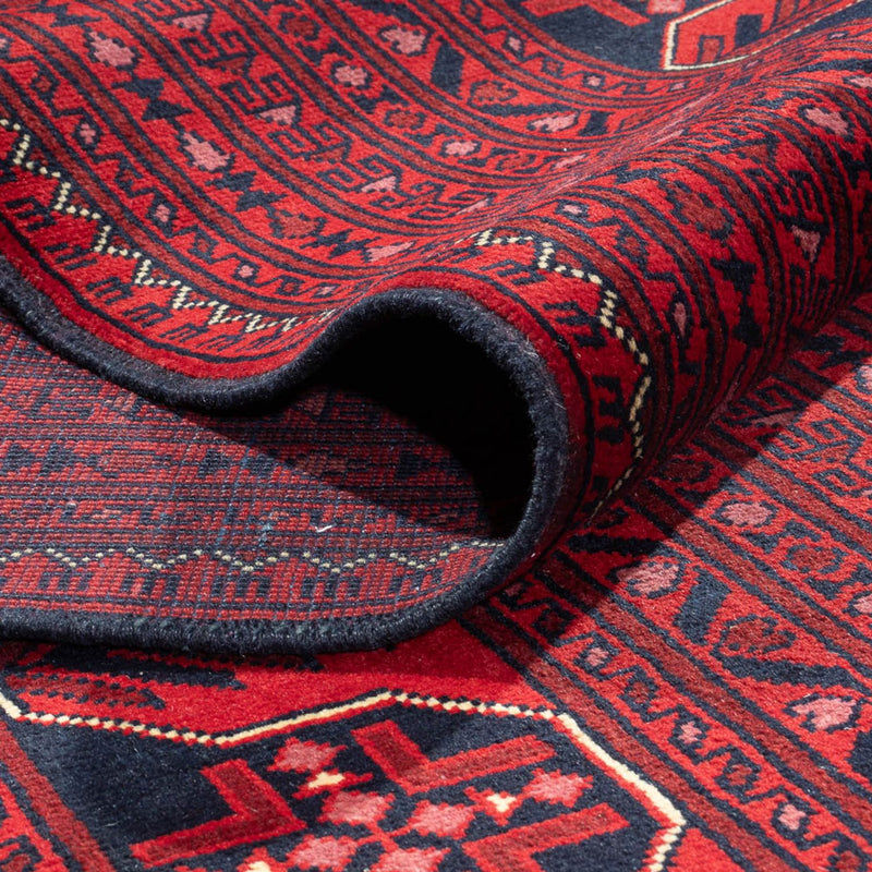 Afghan Teppich - Kunduz - 366 x 297 cm - rot