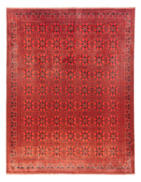 Tapis afghan - Kunduz - 391 x 295 cm - rouge