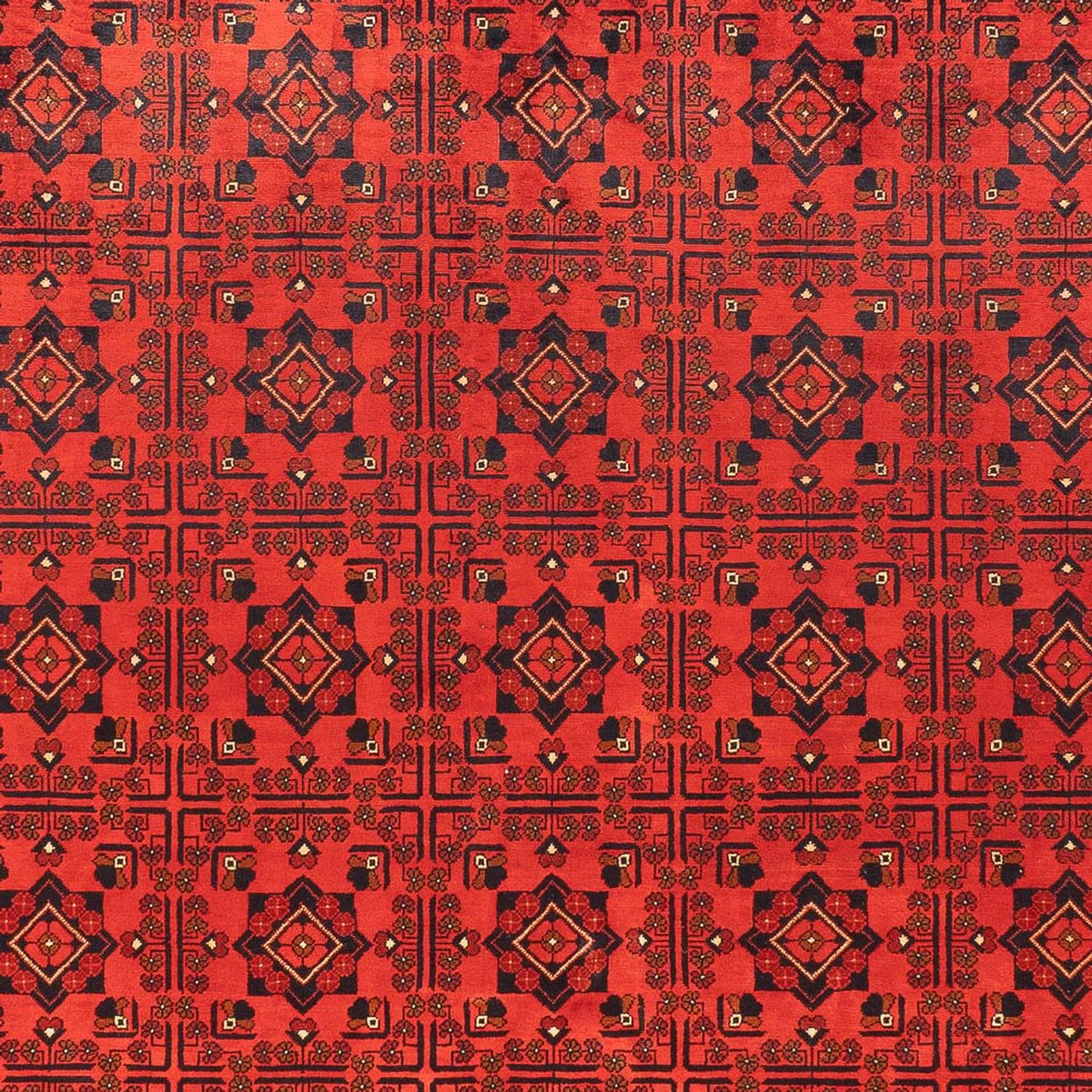Afghan Teppich - Kunduz - 391 x 295 cm - rot