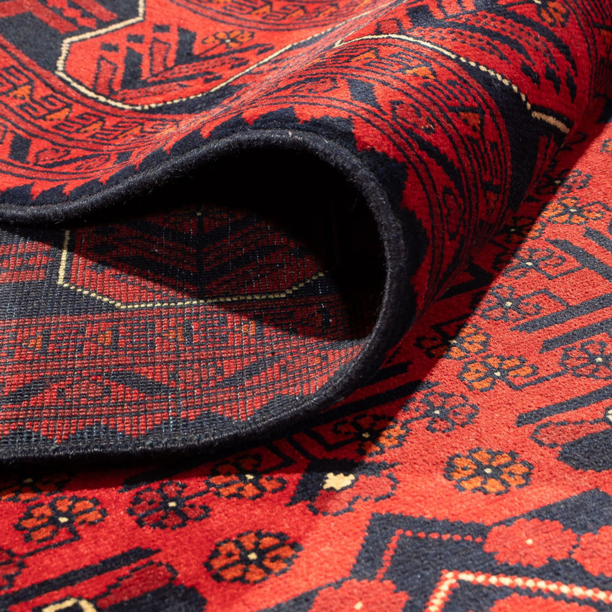 Afghan Teppich - Kunduz - 383 x 300 cm - rot