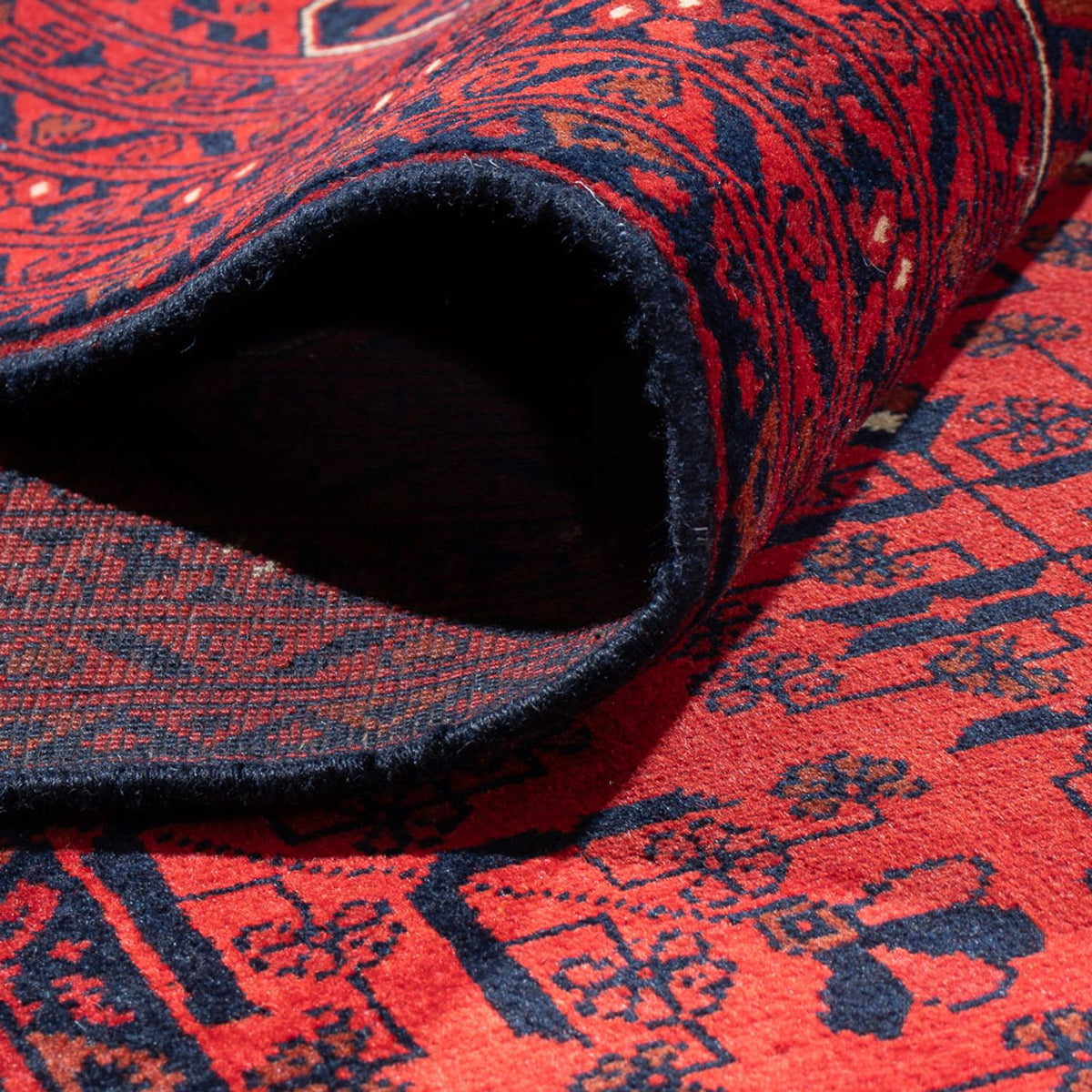 Afghan Teppich - Kunduz - 393 x 300 cm - rot