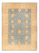Ziegler Teppich - 369 x 273 cm - seeblau