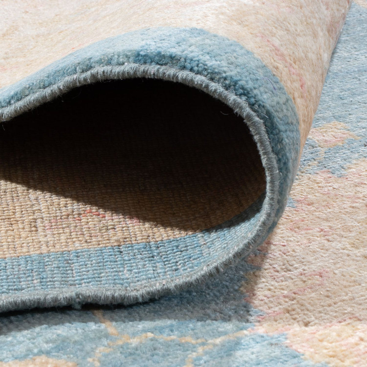 Ziegler Teppich - 363 x 277 cm - hellblau