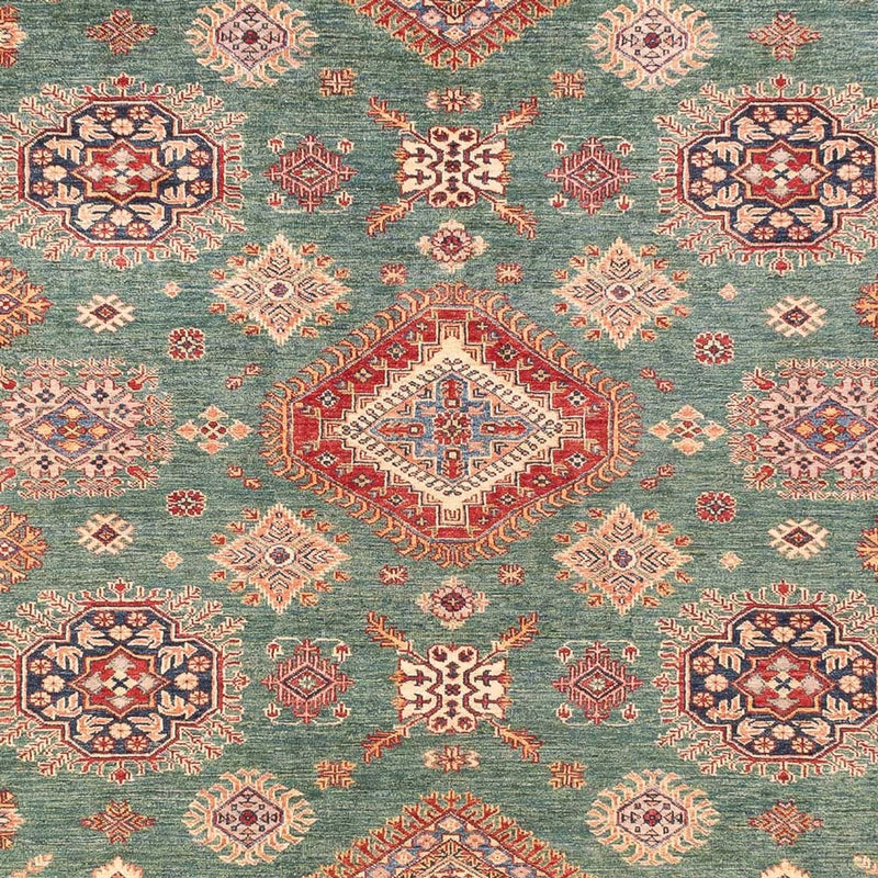 Ziegler Teppich - Kazak - 366 x 276 cm - minzgrün
