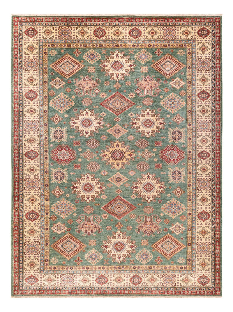 Ziegler Teppich - Kazak - 363 x 267 cm - minzgrün