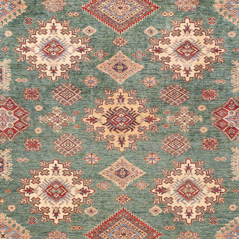 Ziegler Teppich - Kazak - 363 x 267 cm - minzgrün