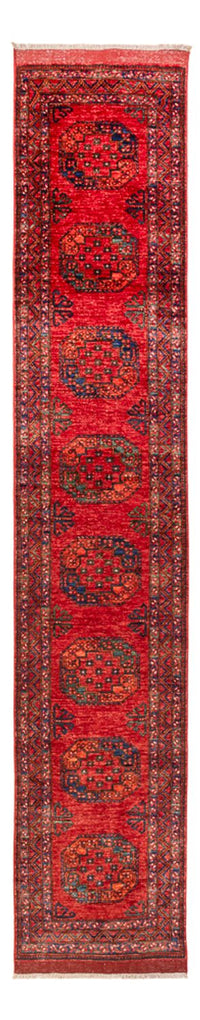 Läufer Afghan - 395 x 75 cm - rot