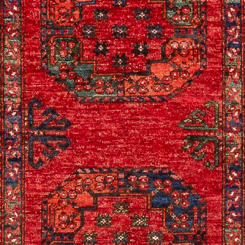 Läufer Afghan - 395 x 75 cm - rot
