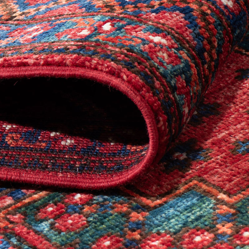 Läufer Afghan - 395 x 75 cm - rot