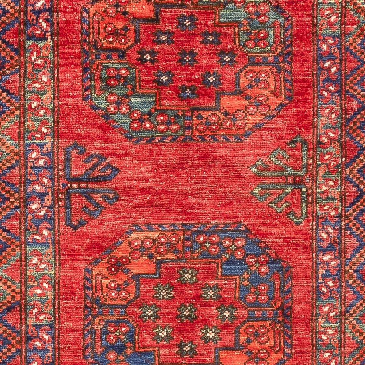 Läufer Afghan - 390 x 82 cm - rot