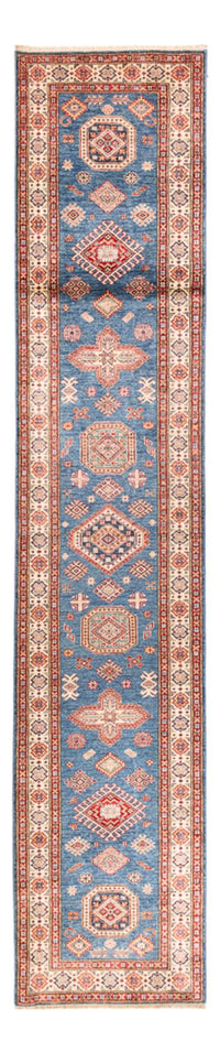 Tappeto corsia Tappeto Ziegler - Kazak - 404 x 87 cm - blu