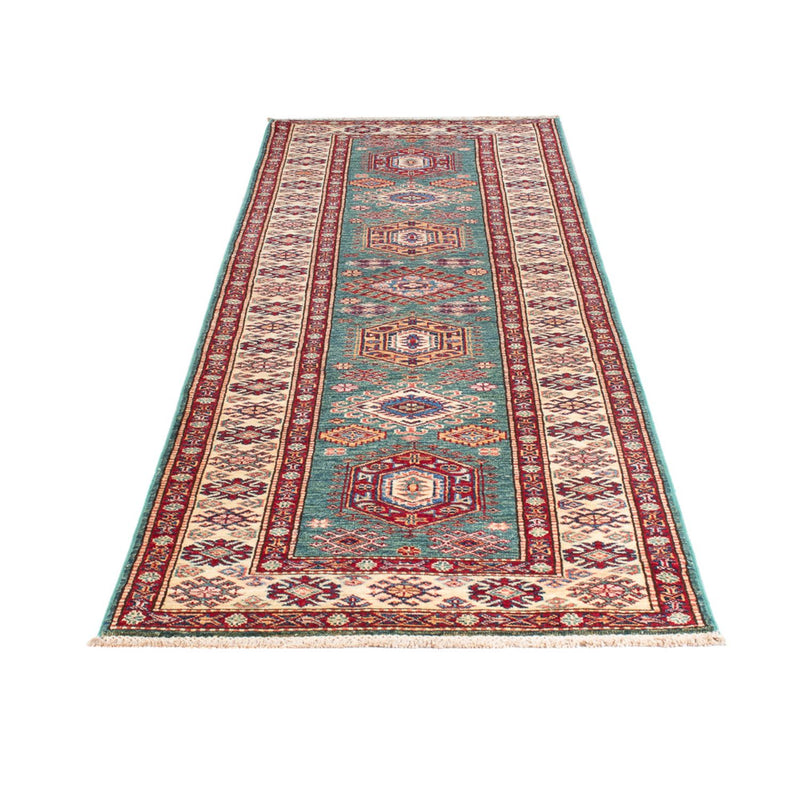 Läufer Ziegler - Kazak - 294 x 84 cm - türkis