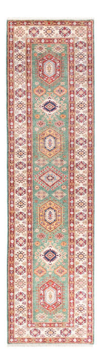 Tapis de couloir Tapis Ziegler - Kazak - 310 x 83 cm - vert
