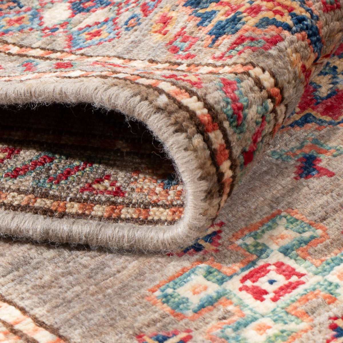 Läufer Ziegler - Kazak - 297 x 79 cm - dunkelbeige