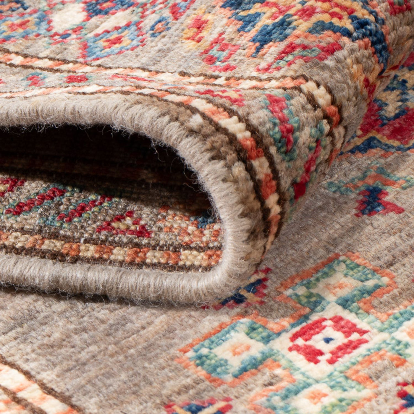 Läufer Ziegler - Kazak - 297 x 79 cm - dunkelbeige