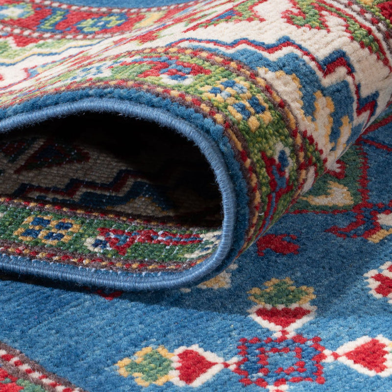 Läufer Ziegler - Kazak - 403 x 78 cm - dunkelblau