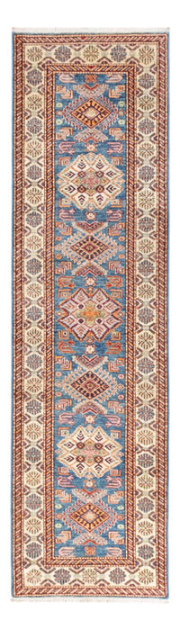 Tapis de couloir Tapis Ziegler - Kazak - 294 x 83 cm - bleu