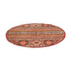 Ziegler Teppich - Shal rund  - 124 x 116 cm - mehrfarbig