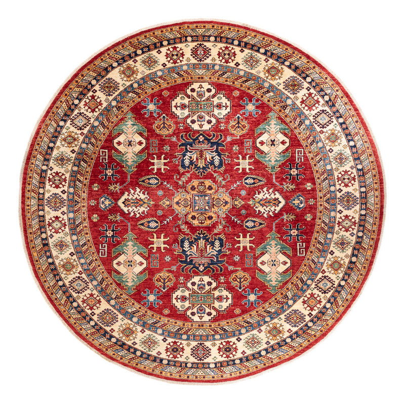 Ziegler Teppich - Kazak rund  - 306 x 306 cm - mehrfarbig