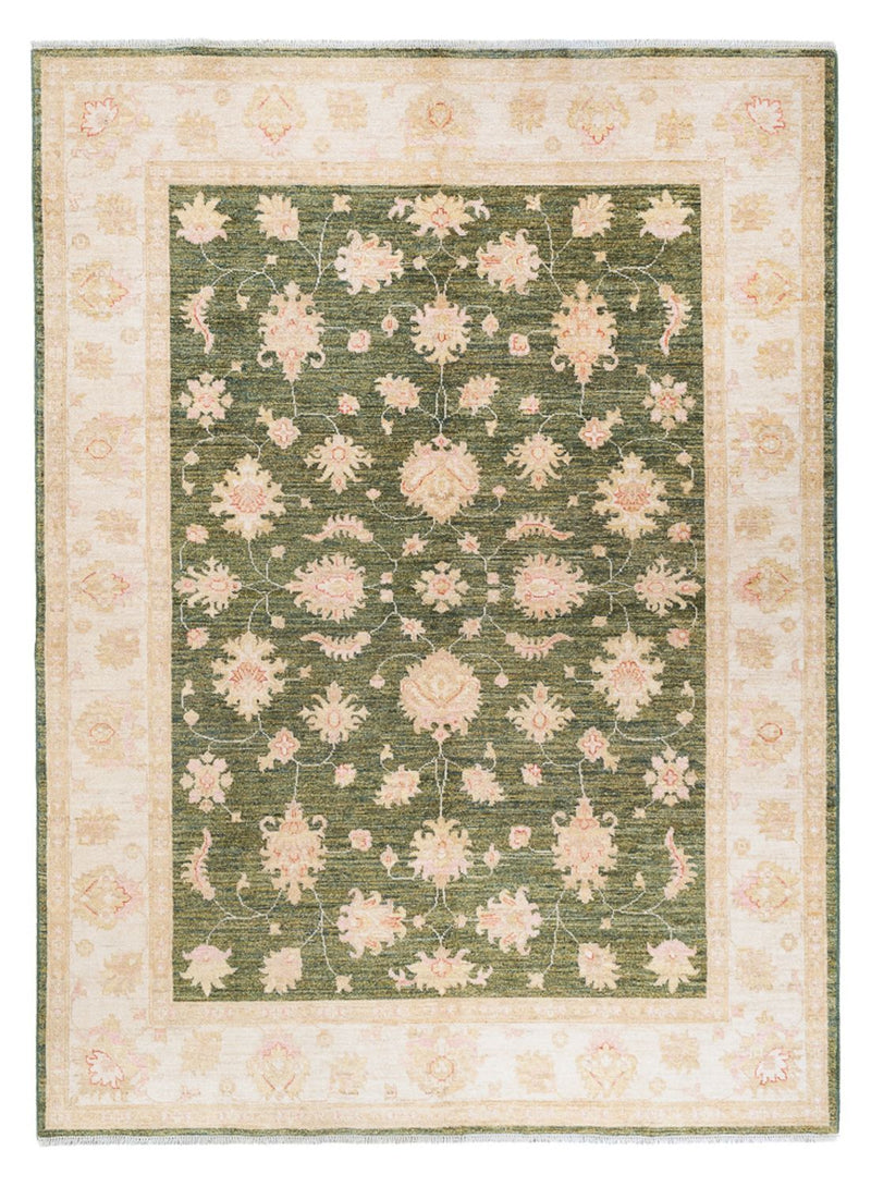 Ziegler Teppich - 240 x 173 cm - grün