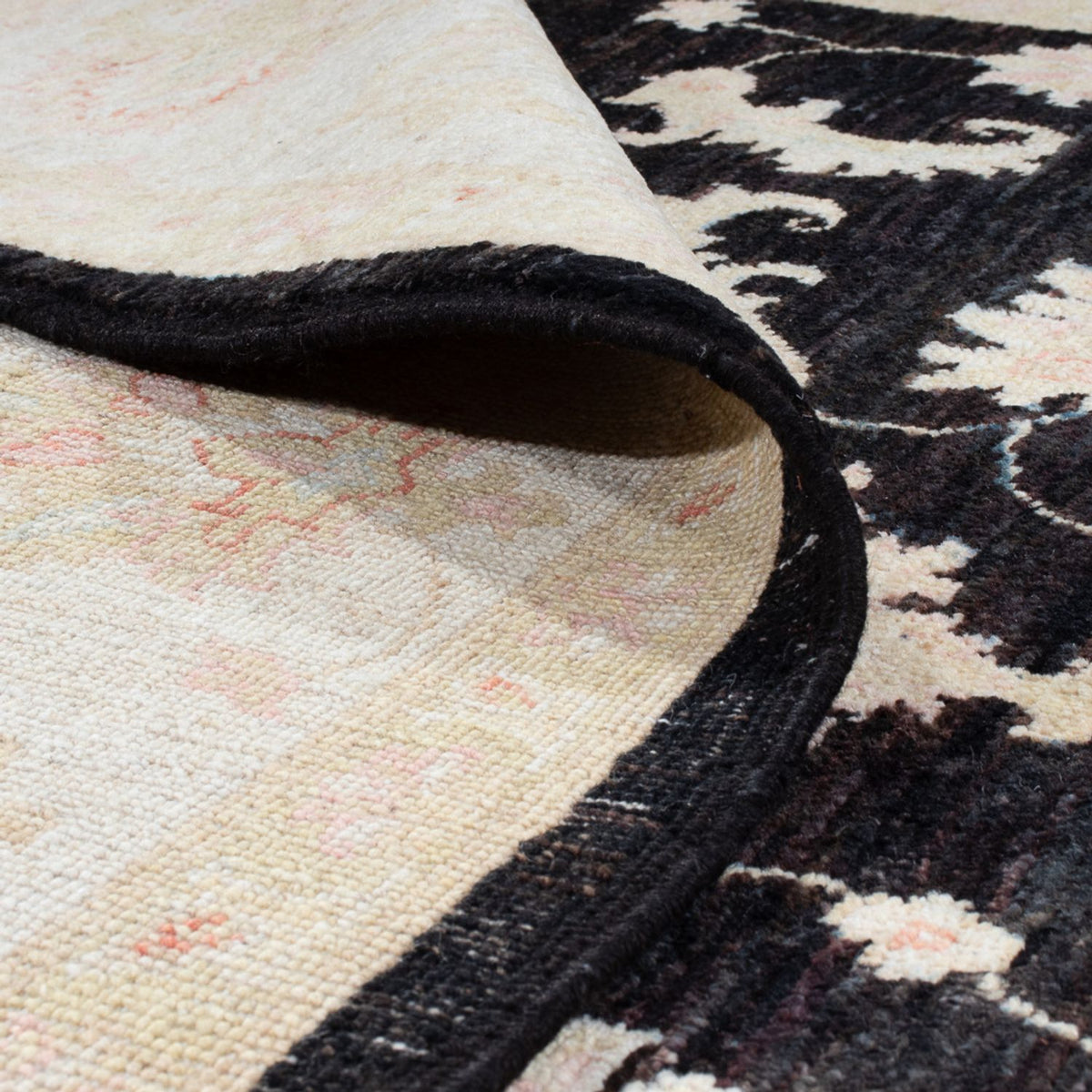 Ziegler Teppich - 252 x 169 cm - schwarz