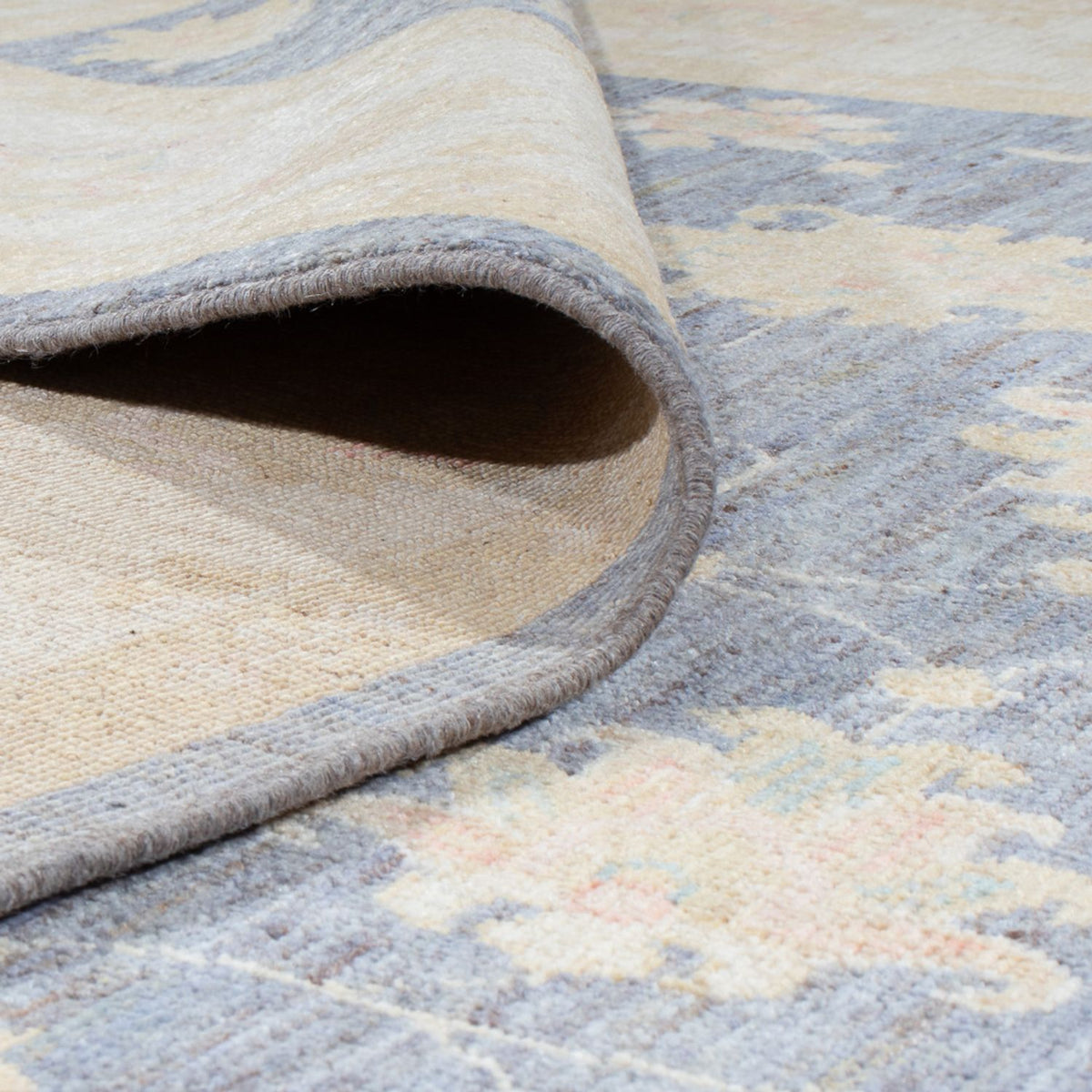 Ziegler Teppich - 248 x 170 cm - seeblau