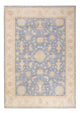 Ziegler Teppich - 241 x 176 cm - seeblau